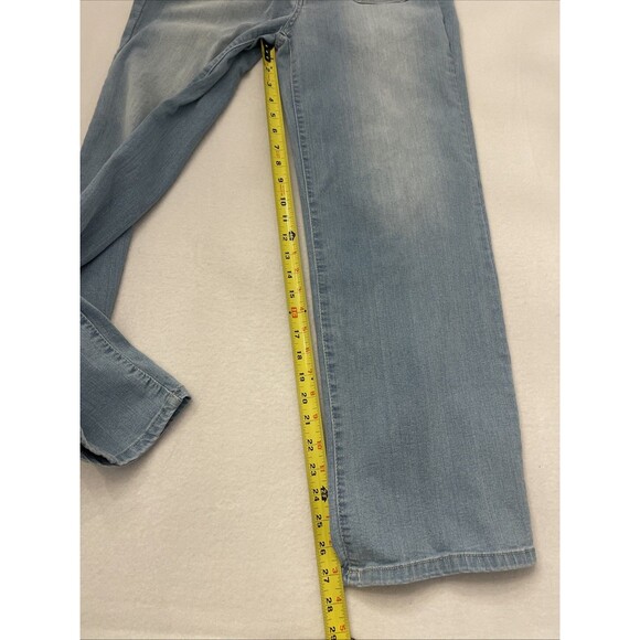 d.jeans Women’s Light Wash Wide Leg Jeans – Braided Waistband – Size 6 - Picture 6 of 6